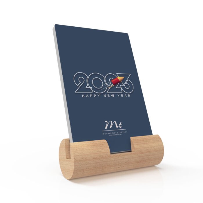CW-10 Ahşap Masa Takvimi - Görsel 1