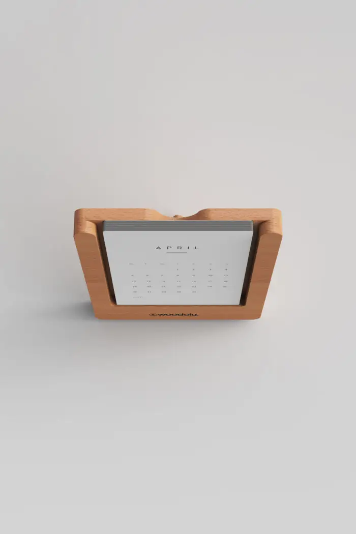 CW-06 Ahşap Masa Takvimi - Görsel 5