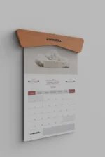 Masa takvimi DT-01 Ahşap Duvar Takvimi – 2026 modeli