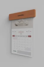 Kurumsal ahşap masa takvimi – DT-01 Ahşap Duvar Takvimi