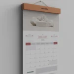 Ahşap masa takvimi DT-01 Ahşap Duvar Takvimi