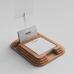 Modern Masa Takvimi – NA-05 Ahşap Notluk ahşap takvim