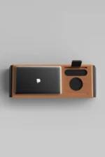 ST-05 Notebook Stand Organizer – doğal ahşap standlı masa takvimi