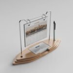 TA-14 Ahşap Masa Takvimi